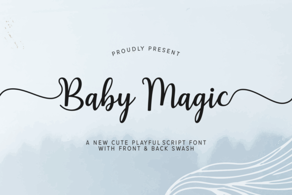 Baby Magic: A Playful Script Font for Creative Projects