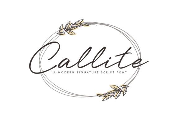 Callite: A Modern Script Font for Web Design Projects