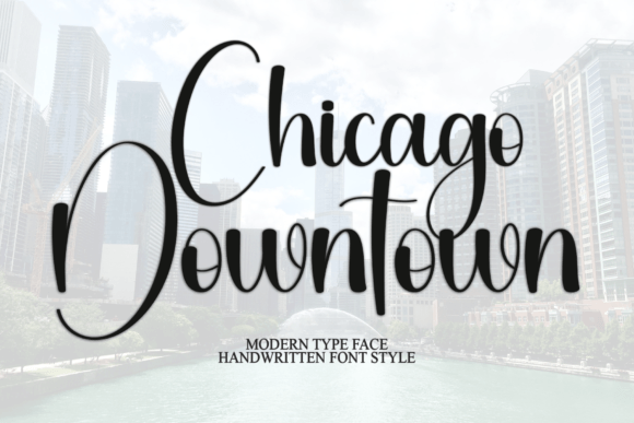 Chicago Downtown Font Adds Festive Flair to Web Designs