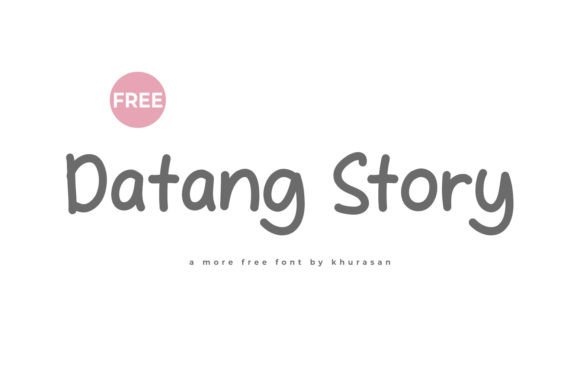 Datang Story: A Stylish Handwriting Font for Designers