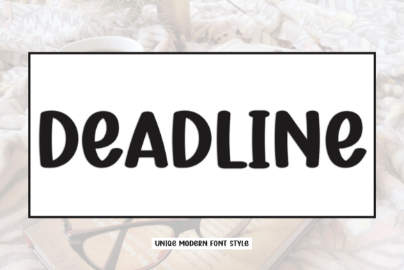 Deadline Font: Add Festive Flair to Your Branding