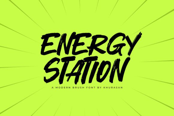 Energy Station Font for Polished Branding and Creative Projects