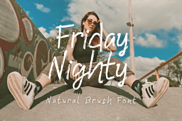 Friday Nighty Font for Creative Design