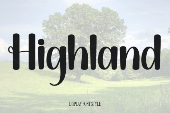 Highland Font: A Festive Touch for Business Branding