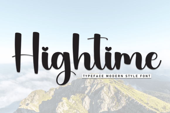 Hightime Font Review: A Sweet Script for Creative Designs