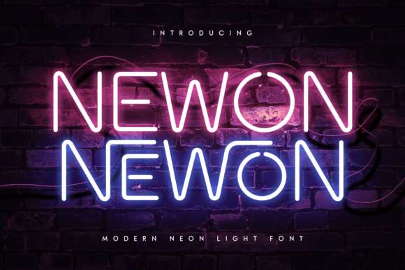 Newon Font: A Unique Typeface for Creative Craft Projects