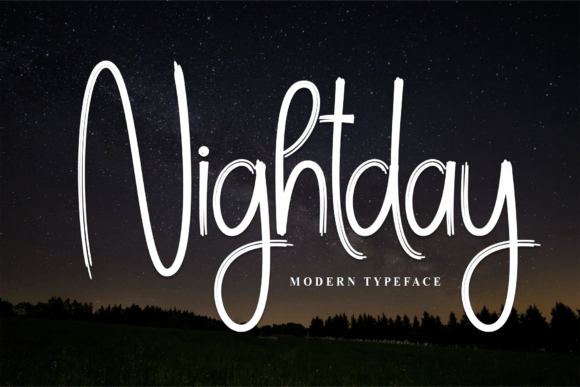 Nightday Font: A Sweet Script for Real-World Branding