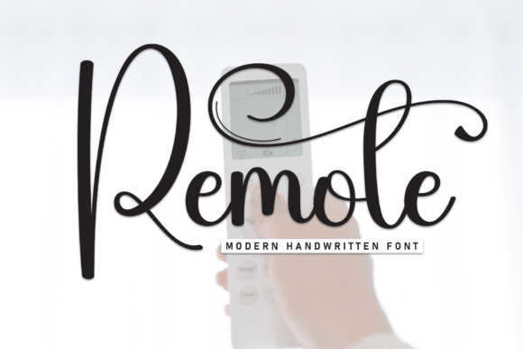 Remote Font: A Sweet Script for Creative Makers