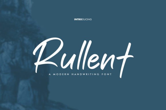 Rullent: A Modern Script Font for Branding Projects