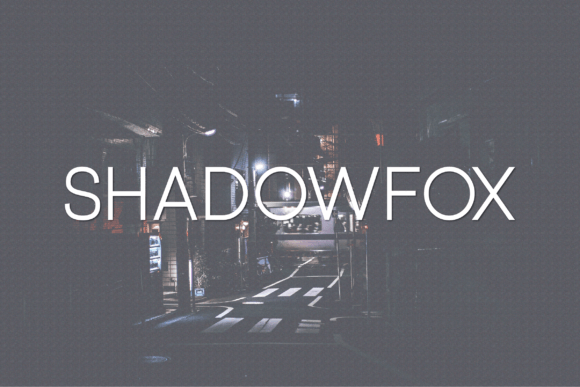 Shadowfox Font: A Modern Typeface for Creative Makers