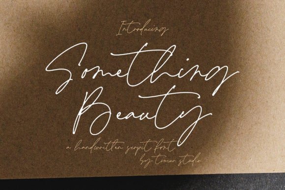Something Beauty Font for Editorial Elegance