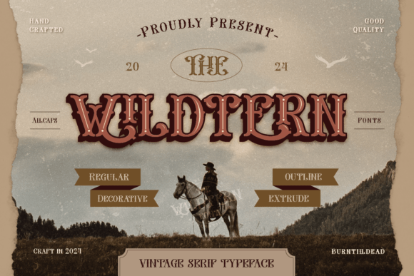 The Wildtern Font: A Western-Inspired Slab Serif for Editorial Design